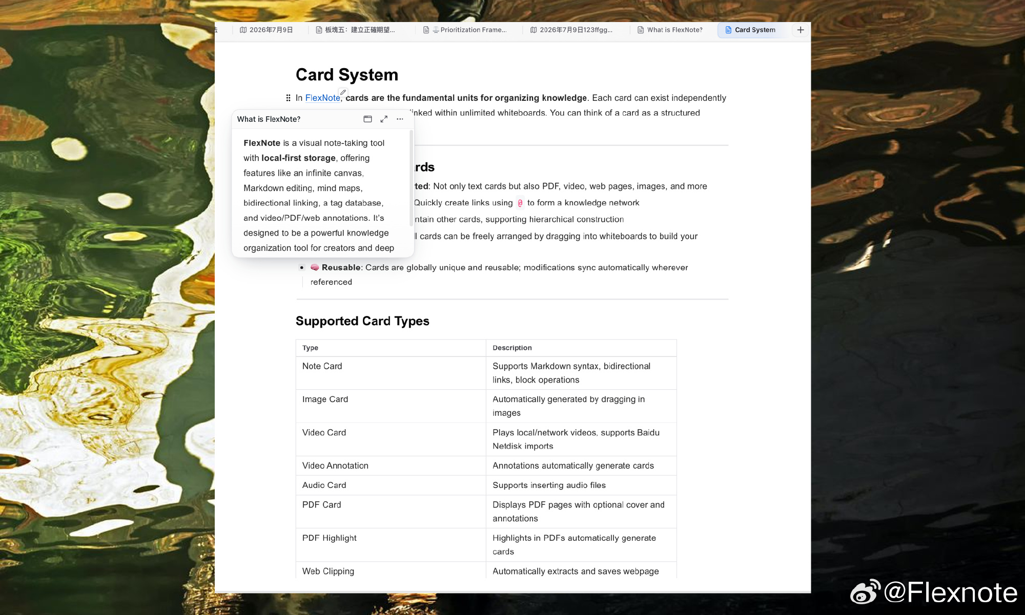 Preview on hover; open the source only when you need more context