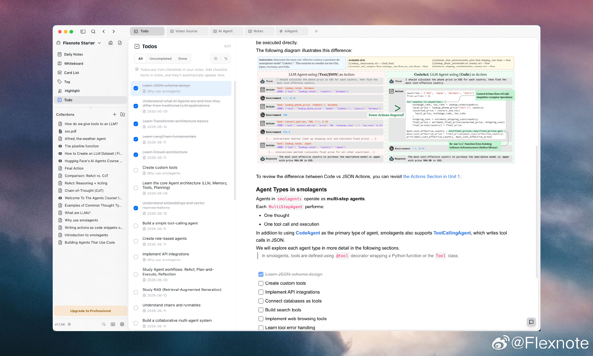 A stack that works: capture in a task app, thinking on a canvas — not one app pretending to be both