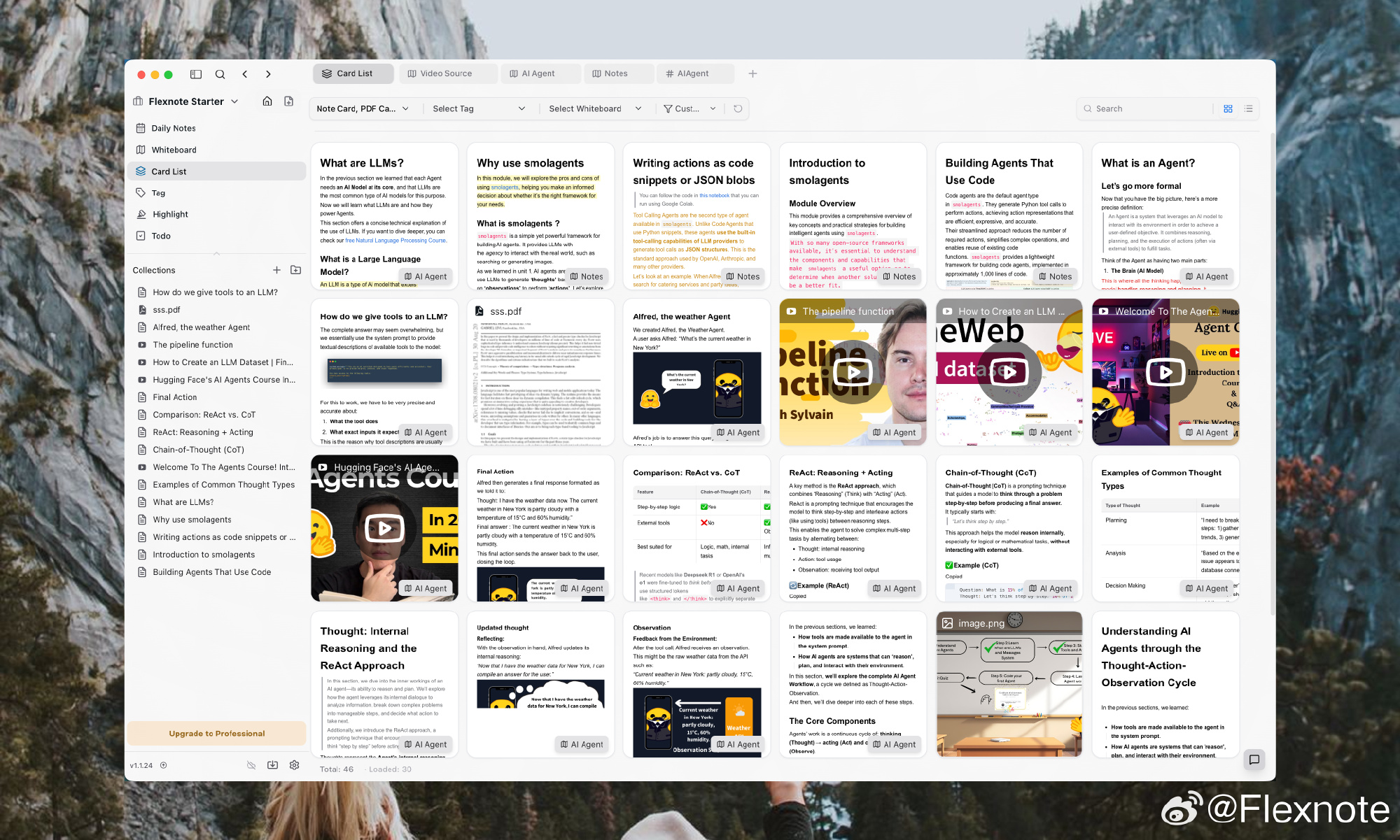 Zettelkasten: small atomic notes, each linked to others, compounding into a web of ideas